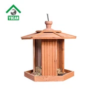 Deluxe hranilica za ptice crvenog kedra